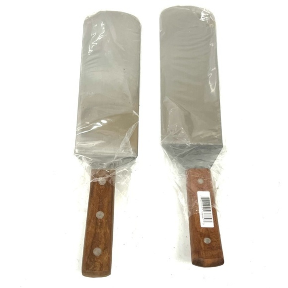 Wood Handle Stainless Steel Spatulas